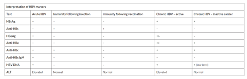 HBV Markers